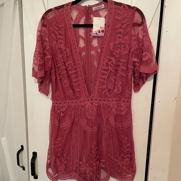 Dainty Hooligan Pants - NWT✨✨ Deep vneck romper